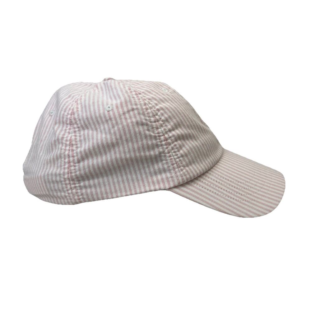 Striped Oxford Cap Save to Wishlist Polo Ralph Lauren Pink And White One Size - Picture 2 of 7
